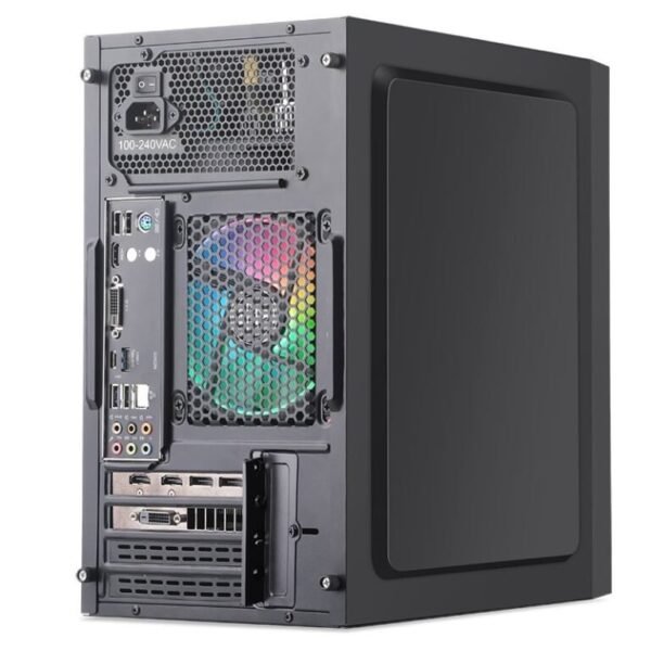 2025/12/1000382288.jpg Segotep Knight W3 M-ATX PC Case in Black with Dual Front & Single Rear 12cm Fan Support, 155mm CPU Radiator Height, 280mm GPU Length, ITX/M-ATX Compatibility, and Sleek Business Design