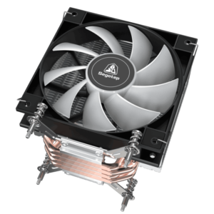 Segotep K4 SE RGB Intel CPU Air Cooler with 120mm Pre-Locked RGB Fan, 4×6mm Copper Heat Pipes, Offset Heat Pipe Design, Quiet 28.6dB Operation and Tool-Free LGA115X/1200/1700/1851 Installation