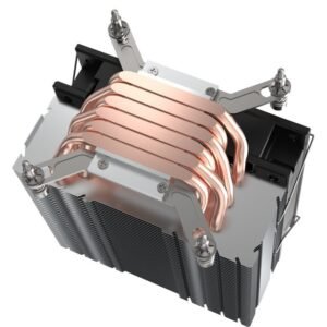 2025/12/1000382304.jpg Segotep K6 SE Black ARGB CPU Air Cooler with 120mm Pre-Locked ARGB Fan, 6×6mm Copper Heat Pipes, Offset Heat Pipe Design, 145mm Tower, Quiet 28.6dB Operation, Intel LGA115X/1200/1700/1851 Compatible
