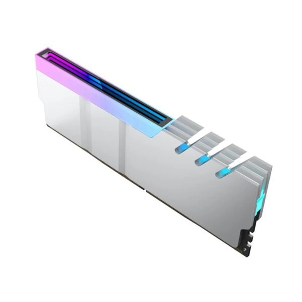 ASIAHORSE HAPTUFER ARGB RAM Heatsink for DDR4 & DDR5 – 5V Sync, 10 ARGB LEDs, Aura 3-Pin Connector, 134mm Length, Silver