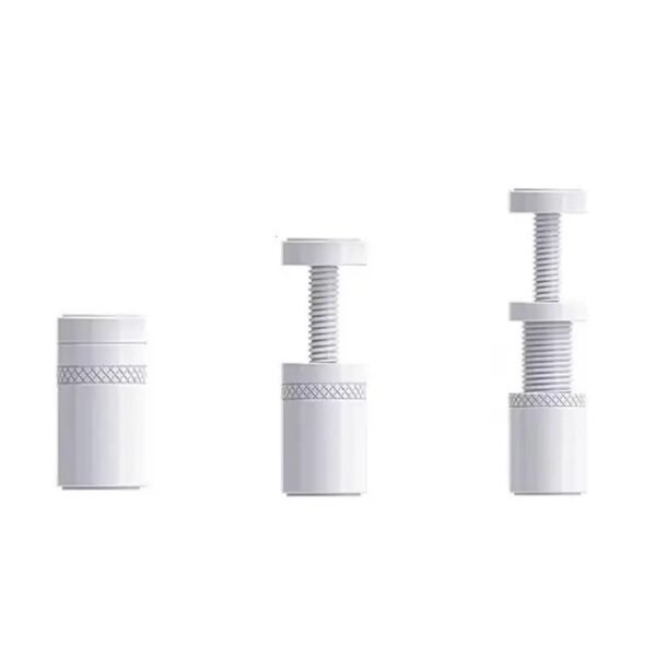 ASIAHORSE Mini GPU Holder Silver– Adjustable Height 26–50mm, Compact Anti-Sag Bracket, Durable Build, Universal Support for Graphics Cards