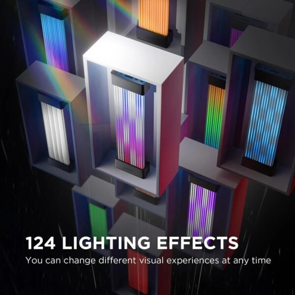 ASIAHORSE Aurora Pro 108 LED 24-Pin RGB Cable Cover – Ultra-Soft Silicone, AURA Sync, Remote Control, 5V 3-Pin ARGB, Easy SATA Install, Black