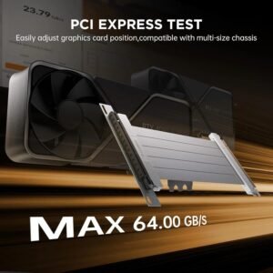 AsiaHorse PCIe 4.0 Soft Cable 90° 20cm White – High-Speed GPU Extension, Gold-Pin Conductivity, Pure Copper Core, Durable Protector, Full PCIe 4.0/3.0 Support