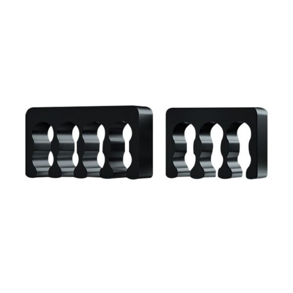 ASIAHORSE J-Model Cable Combs 1-Pack (24x Set) | 4x24Pin, 12x8Pin, 8x6Pin | Premium Black Plastic | Fits 3.4mm PSU & Extension Cables | Cable Management Accessory