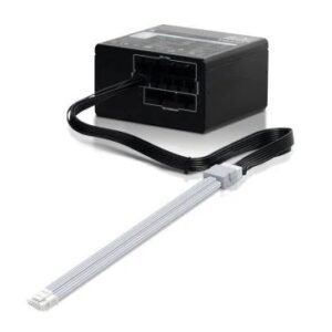 2025/12/1000384961.jpg ASIAHORSE PCIe 5.0 16AWG GPU Extension Cable (12+4 Pin) – 1-End 180° White, 300mm, Alloy Copper Gold-Plated Terminals, Compatible with RTX 3090Ti, 40 & 50 Series