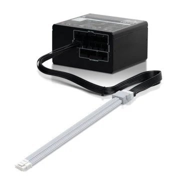 2025/12/1000384961.jpg ASIAHORSE PCIe 5.0 16AWG GPU Extension Cable (12+4 Pin) – 1-End 180° White, 300mm, Alloy Copper Gold-Plated Terminals, Compatible with RTX 3090Ti, 40 & 50 Series