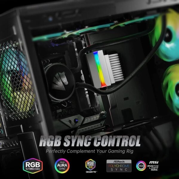 2025/12/1000384985.jpg AsiaHorse 24 Pin 90° ATX Adapter with ARGB Lighting | Easy Cable Management, 5V 3-Pin Sync, 6 Addressable LEDs, Universal ATX Compatibility – White