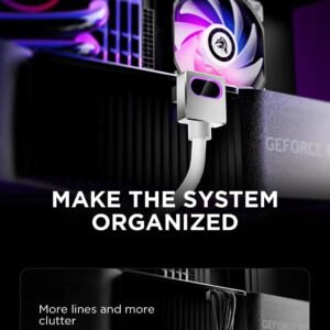 2025/12/1000385261.jpg ASIAHORSE HYDRUS 16-Pin ARGB GPU A Extension Cable 50cm – White, 18AWG, 12VHPWR, 30A Current, 450W Rated Power, PVC Build, Addressable RGB Lighting