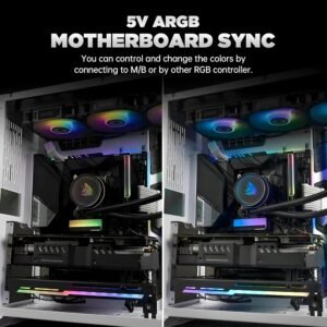 2025/12/1000387211.jpg AsiaHorse ProGen ARGB NVMe SSD Heatsink – PCIe 4.0 M.2 Cooler, Aluminum Alloy, 10–20°C Cooling, 5V ARGB Sync, 3 Thermal Pads, Compatible with Single & Double-Sided SSDs, Grey