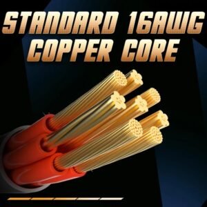 2025/12/1000387219.jpg AsiaHorse 18AWG Red-Black Sleeved PSU Extension Cable Kit – 6 Pack, 300mm, PET Braided, Phosphor Copper Terminals, Durable & Flexible Cable Management Solution