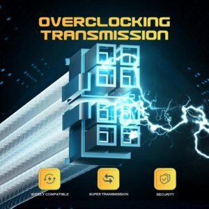 AsiaHorse 16AWG 6KIT DOUBLE White Sleeved PSU Cable Extension Kit – 24-Pin ATX, Dual 4+4 CPU EPS, 3x PCI-E 6+2, Gold-Plated Terminals, 300mm, High-Density PET Braided