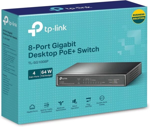 TP-Link TL-SG1008P V4 | 8 Port Gigabit PoE SW