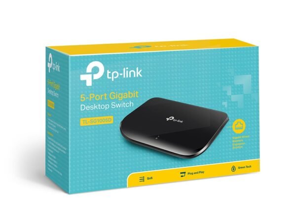 TP-Link 5 Port Gigabit Ethernet Network Switch TL-SG1005D