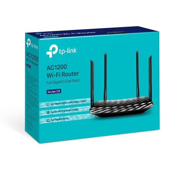 2025/12/1000391424.jpg TP-LINK ARCHER C6 EU AC1200 MESH WI-FI GIGABIT MU-MIMO ROUTER