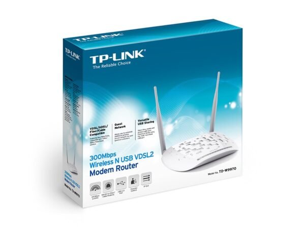 2025/12/1000391430.jpg TPLINK 300Mbps Wireless N USB VDSL/ADSL Modem Router TD-W9970