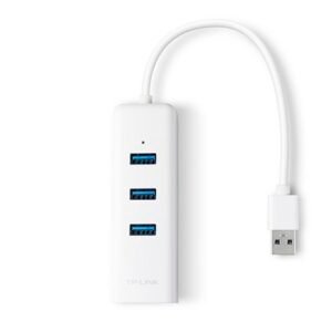 TPLINK USB 3.0 3-Port Hub & Gigabit Ethernet Adapter 2 in 1 USB Adapter UE330