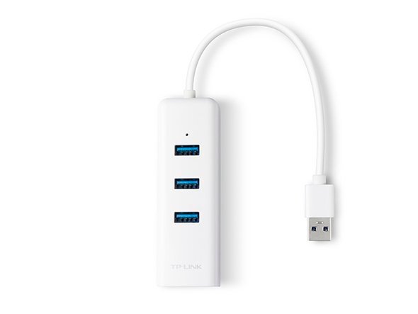 TPLINK USB 3.0 3-Port Hub & Gigabit Ethernet Adapter 2 in 1 USB Adapter UE330
