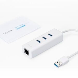 TPLINK USB 3.0 3-Port Hub & Gigabit Ethernet Adapter 2 in 1 USB Adapter UE330