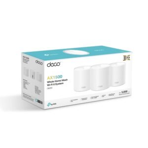 TP-LINK AX1500 Whole Home Mesh Wi-Fi 6 System Deco X10, Pack of 3 , Dual Band, OFDMA & MU-MIMO