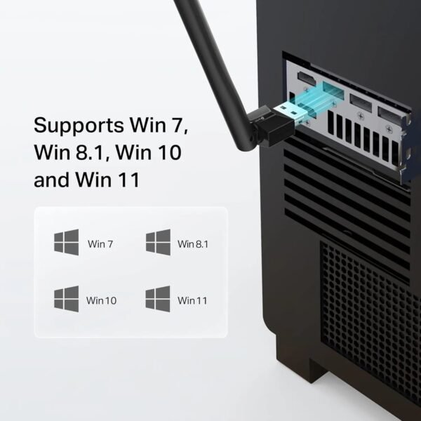 2025/12/1000392569.jpg TP-Link UB500 Plus USB Bluetooth Adapter | Bluetooth 5.3 | Plug & Play | Adjustable Antenna | Windows 11/10/8.1/7 | PC, Laptop, Controller Support