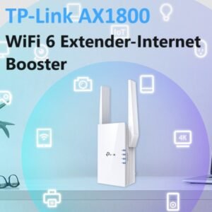 TP-Link AX1800 WiFi 6 Extender(RE605X)-Internet Booster, Covers up to 1500 sq.ft and 30 Devices,Dual Band Repeater up to 1.8Gbps Speed, AP Mode, Gigabit Port