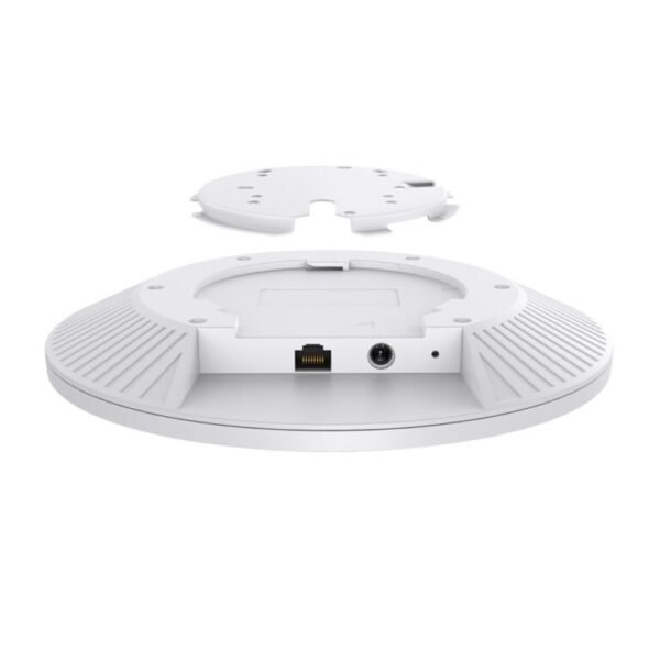 TP-Link EAP773 BE9300 Tri-Band WiFi 7 Ceiling Access Point – 9213 Mbps, 10G PoE++ Port, Multi-Link Operation, 4096-QAM, AI Roaming, Omada SDN, WPA3 Security