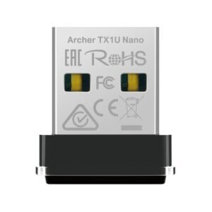 TP-Link Archer TX1U Nano AX3000 Wi-Fi 6 USB Adapter – 287Mbps Lightning-Speed, MU-MIMO & OFDMA, AP Mode, Nano-Sized Portable Design, Windows & Linux Compatible