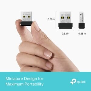 TP-Link Archer TX1U Nano AX3000 Wi-Fi 6 USB Adapter – 287Mbps Lightning-Speed, MU-MIMO & OFDMA, AP Mode, Nano-Sized Portable Design, Windows & Linux Compatible