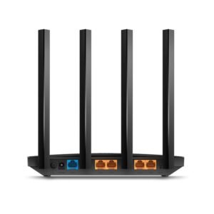 2025/12/1000392701.jpg TP-Link Archer AC1200 Archer C6 US Wi-Fi Speed Up to 867 Mbps/5 GHz , 5 Gigabit Ports, 4 External Antennas, Dual Band, WiFi Coverage with Access Point Mode, Black