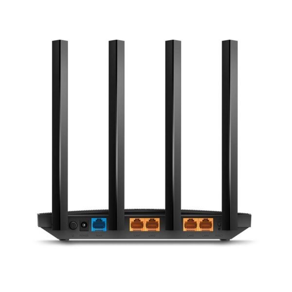 2025/12/1000392701.jpg TP-Link Archer AC1200 Archer C6 US Wi-Fi Speed Up to 867 Mbps/5 GHz , 5 Gigabit Ports, 4 External Antennas, Dual Band, WiFi Coverage with Access Point Mode, Black
