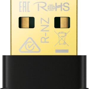 TP-Link Archer T3U Nano USB WiFi Adapter for PC AC1300 2.4G/5G Dual-Band Wireless Network Transceiver Adapter for Desktop PC, Travel Size, Supports Windows & Mac OS