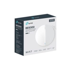 Festa F76 BE9300 Tri-Band WiFi 7 Ceiling AP – 9.3 Gbps Speeds, 2.5G PoE Port, Mesh & Seamless Roaming, 320 MHz, 4K-QAM, Multi-Link Operation, Festa Cloud Management