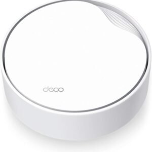 TP-Link Deco X50-PoE AX3000 Mesh WiFi 6 System – Dual-Band 2402+574 Mbps, PoE & DC Power, AI-Driven Seamless Coverage up to 6,500 ft², 2.5 Gbps Ports, HomeShield Security