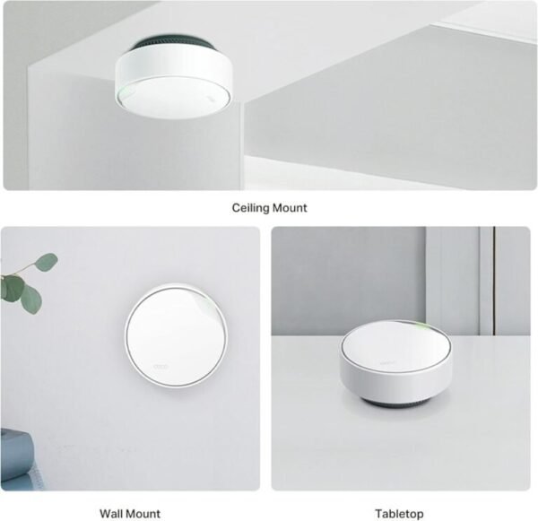 TP-Link Deco X50-PoE AX3000 Mesh WiFi 6 System – Dual-Band 2402+574 Mbps, PoE & DC Power, AI-Driven Seamless Coverage up to 6,500 ft², 2.5 Gbps Ports, HomeShield Security