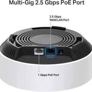 TP-Link Deco X50-PoE AX3000 Mesh WiFi 6 System – Dual-Band 2402+574 Mbps, PoE & DC Power, AI-Driven Seamless Coverage up to 6,500 ft², 2.5 Gbps Ports, HomeShield Security