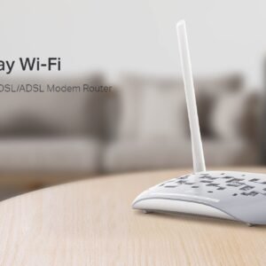TP-Link 300 Mbps Wireless VDSL/ADSL Modem Router, Single-Band, Broadband Speed Up To 100 Mbps, Versatile Connectivity, 4x Fast Ports, TP-Link Tether App, Easy setup (TD-W9950)