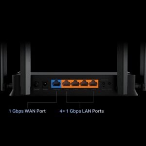 TP-Link Archer BE220 BE3600 Dual-Band WiFi 7 Router with 3.6 Gbps Speeds, Full Gigabit Ports, EasyMesh Support, HomeShield Security, Multi-Link Operation and Expanded Coverage