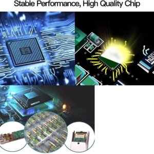 10GBase-SR SFP+ Transceiver, 850nm MMF, up to 300 Meters, Compatible with Cisco SFP-10G-SR, Meraki MA-SFP-10GB-SR, Ubiquiti UniFi UF-MM-10G, D-Link, Mikrotik, Netgear, TP-Link … 1Pcs