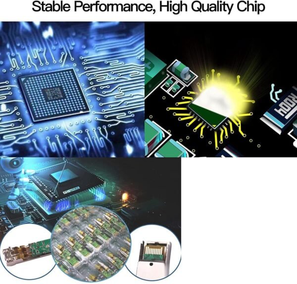 10GBase-SR SFP+ Transceiver, 850nm MMF, up to 300 Meters, Compatible with Cisco SFP-10G-SR, Meraki MA-SFP-10GB-SR, Ubiquiti UniFi UF-MM-10G, D-Link, Mikrotik, Netgear, TP-Link … 1Pcs