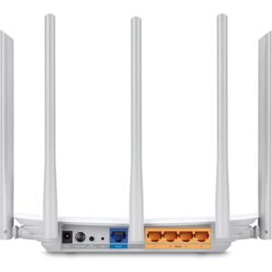 TP-Link Archer C60 AC1350 – 5 Antenna Dual Band Router , Wi-Fi Speed Up to 867 Mbps/5 GHz + 450 Mbps/2.4 GHz, Supports Parental Control, Guest WiFi, MU-MIMO Router, Qualcomm Chipset- White
