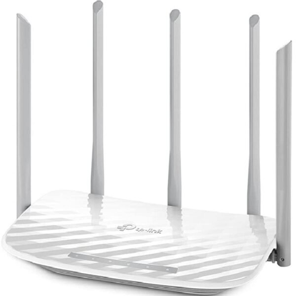 TP-Link Archer C60 AC1350 – 5 Antenna Dual Band Router , Wi-Fi Speed Up to 867 Mbps/5 GHz + 450 Mbps/2.4 GHz, Supports Parental Control, Guest WiFi, MU-MIMO Router, Qualcomm Chipset- White