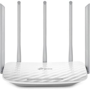 TP-Link Archer C60 AC1350 – 5 Antenna Dual Band Router , Wi-Fi Speed Up to 867 Mbps/5 GHz + 450 Mbps/2.4 GHz, Supports Parental Control, Guest WiFi, MU-MIMO Router, Qualcomm Chipset- White