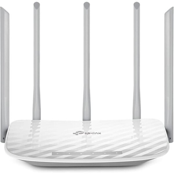 TP-Link Archer C60 AC1350 – 5 Antenna Dual Band Router , Wi-Fi Speed Up to 867 Mbps/5 GHz + 450 Mbps/2.4 GHz, Supports Parental Control, Guest WiFi, MU-MIMO Router, Qualcomm Chipset- White