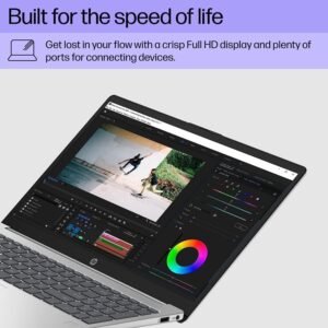 HP  Intel® Core i7-1355U | 8GB DDR4 RAM ; 512GB SSD | 15.6 inch FHD IPS Display | Intel® Iris® Xᶱ Graphics | Backlit Eng./Ara. Keyboard | Free DOS 3.0  | Natural Silver ~ 15-fd0146ne
