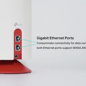 TP-Link Deco Voice X20 AX1800 Whole Home Mesh Wi-Fi 6 System with Alexa Built-In, Dual-Band Wi-Fi, Gigabit Ports, Coverage up to 4000 ft2 ,1.5 GHz Quad-Core CPU, HomeShield Security, Pack of ONE